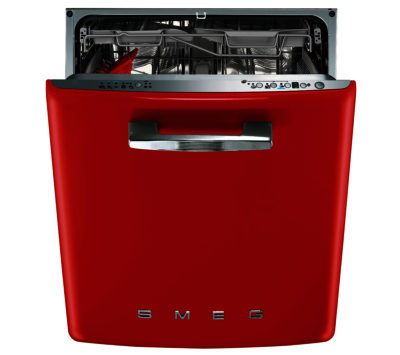 SMEG  DI6FABR2 Semi-integrated Dishwasher - Red